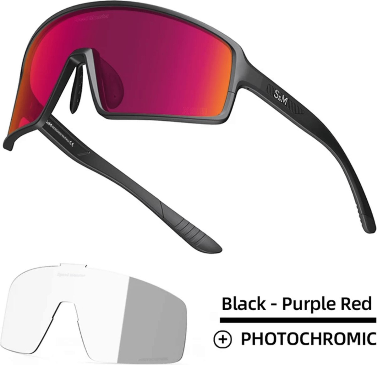 S&M PRO Sport Zonnebril Photochromatische Lens