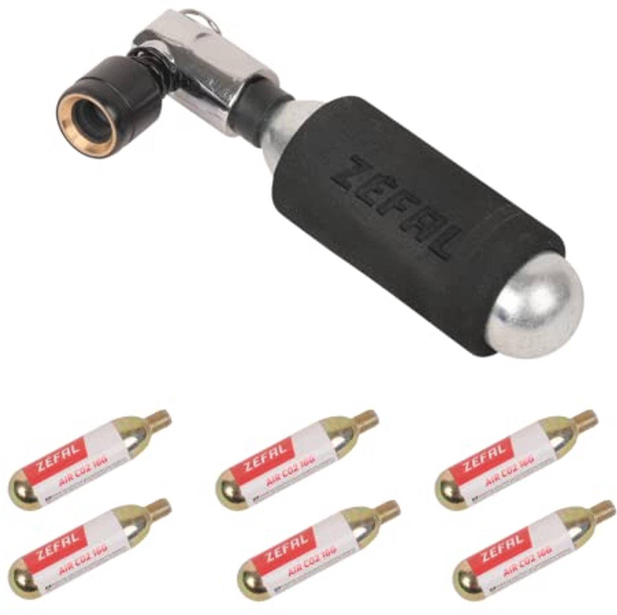 CO2 Pomp met 6 CO2-cartridges 16g