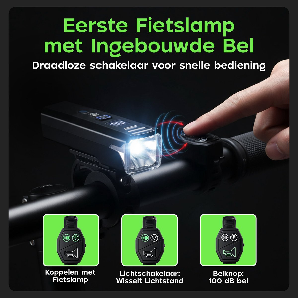 BikePro LED Fietsverlichting Set 600 Lumen
