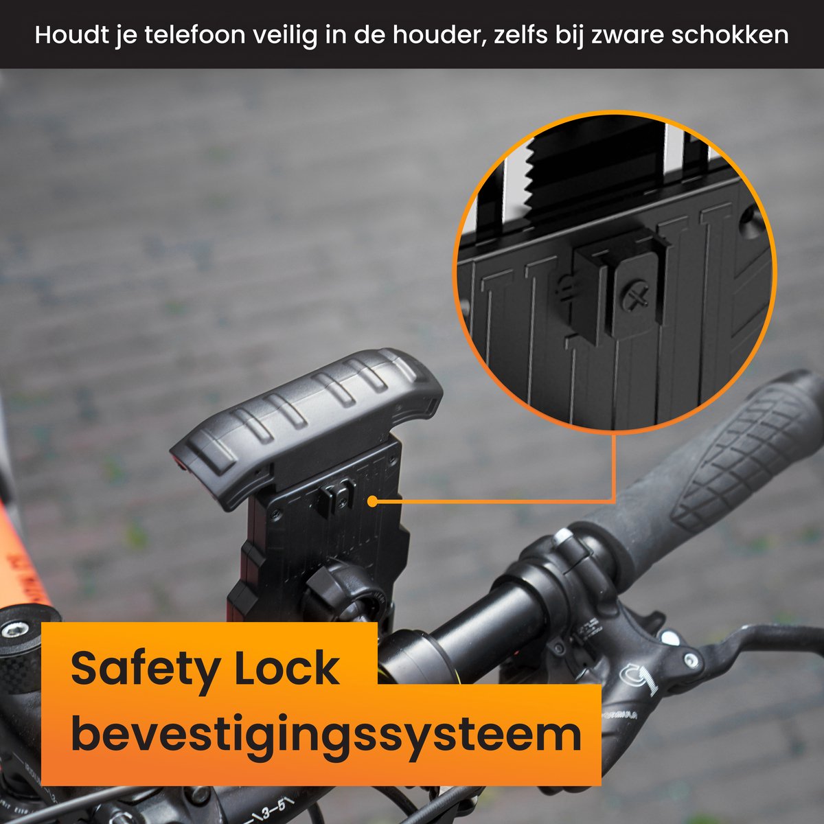 R2B Telefoonhouder Fiets model Delft