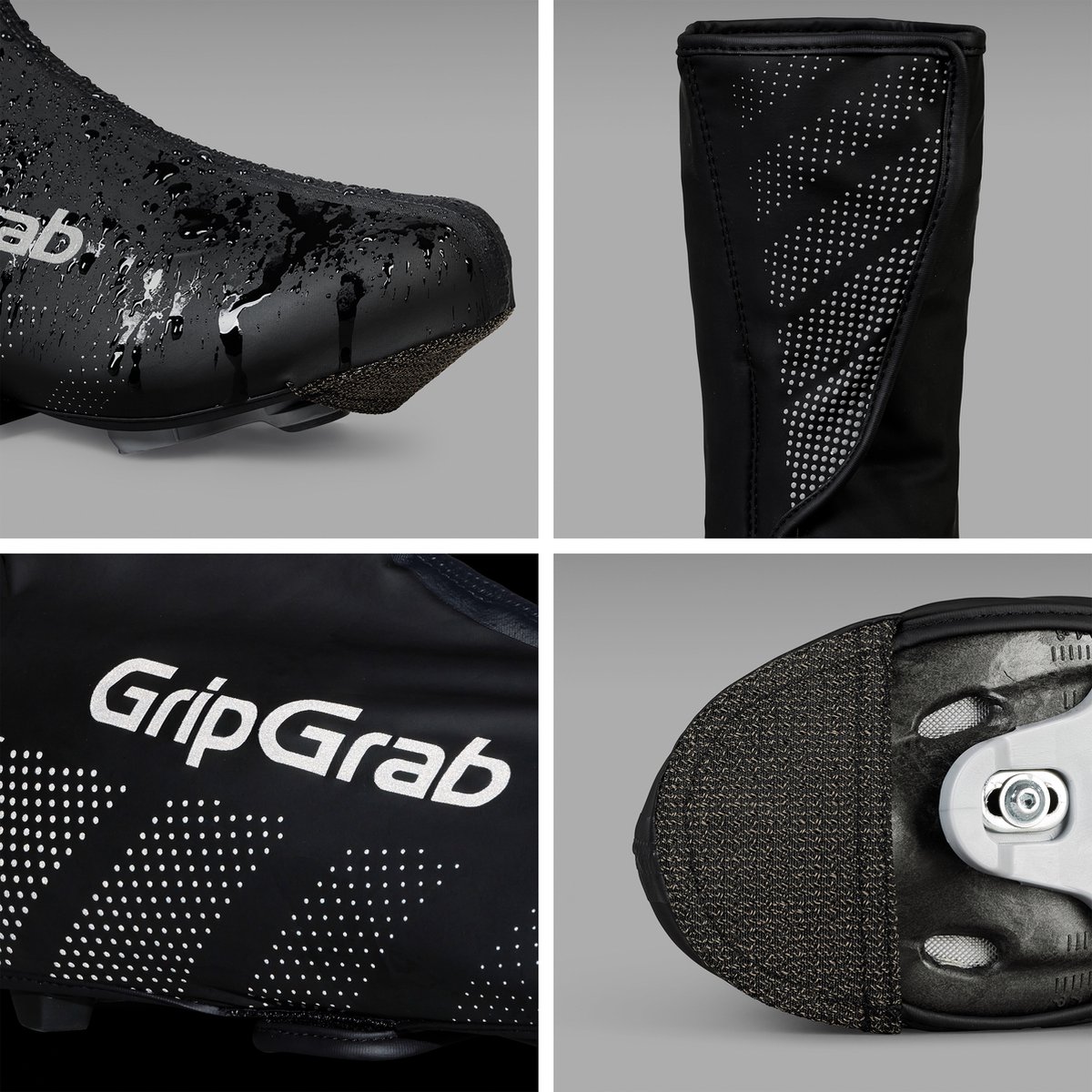 GripGrab Ride Waterdichte Fietsoverschoenen Zwart L