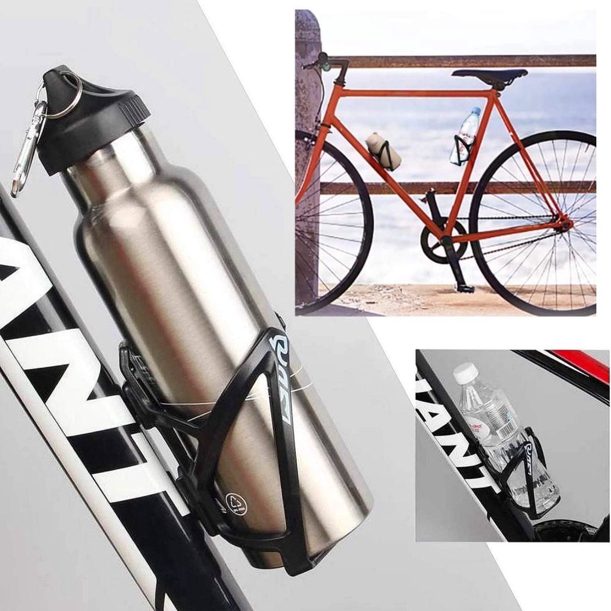 2 stuks fietsbidonhouder PC-materiaal