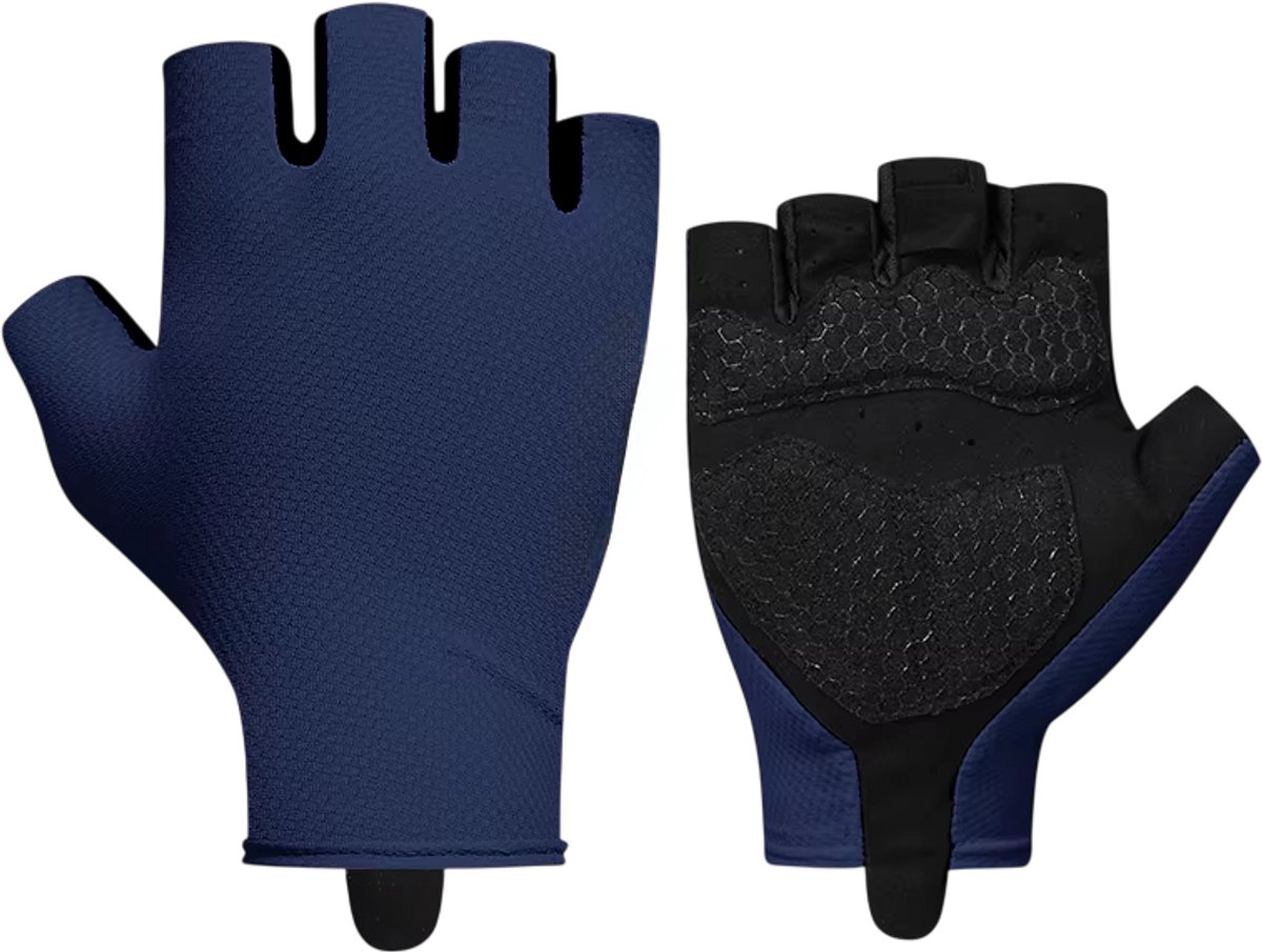 Fietshandschoenen Halfvinger Zomer Zwart XL